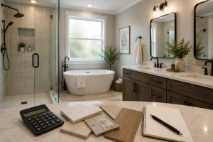 Bathroom remodel cost planning in Central Florida by CF Construction