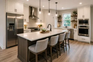 Modern kitchen remodeling in Central Florida by CF Construction